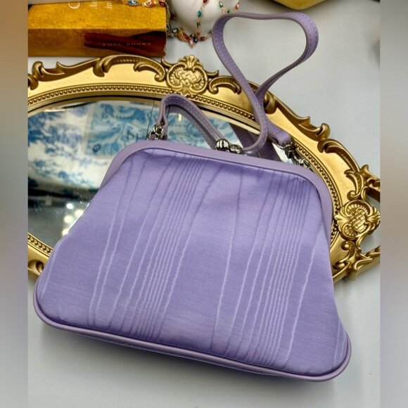 🆕 VIVIENNE WESTWOOD 🧿 NWOT Vivienne's Moire Leather Clutch Bag, AUTHENTIC - Picture 14 of 16